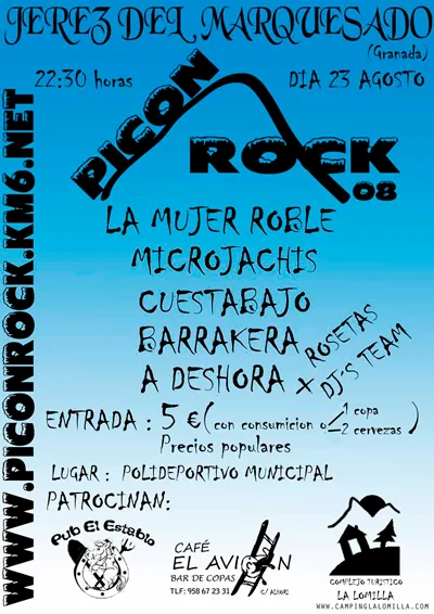 Cartel Piconrock 2008