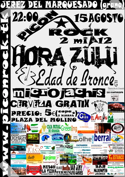Cartel Piconrock 2012