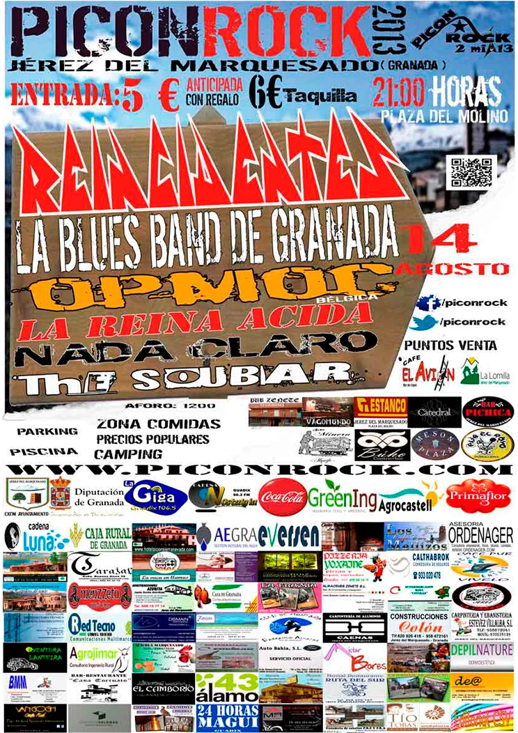 Cartel Piconrock 2013