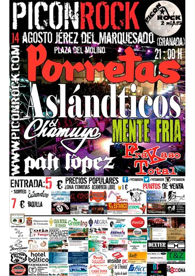 Cartel Piconrock 2015